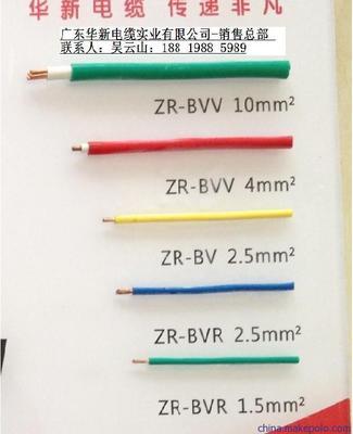 供應廣東華新阻燃多股電線ZRBVVR6 產品特性、應用領域與選購指南
